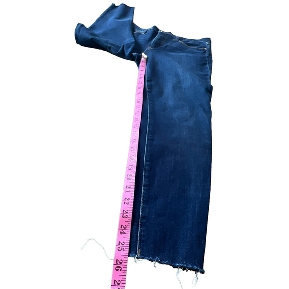 Banana Republic Mid Rise Skinny Women’s Washwell Raw Hem Ankle Jeans, Size 29 - Picture 8 of 8